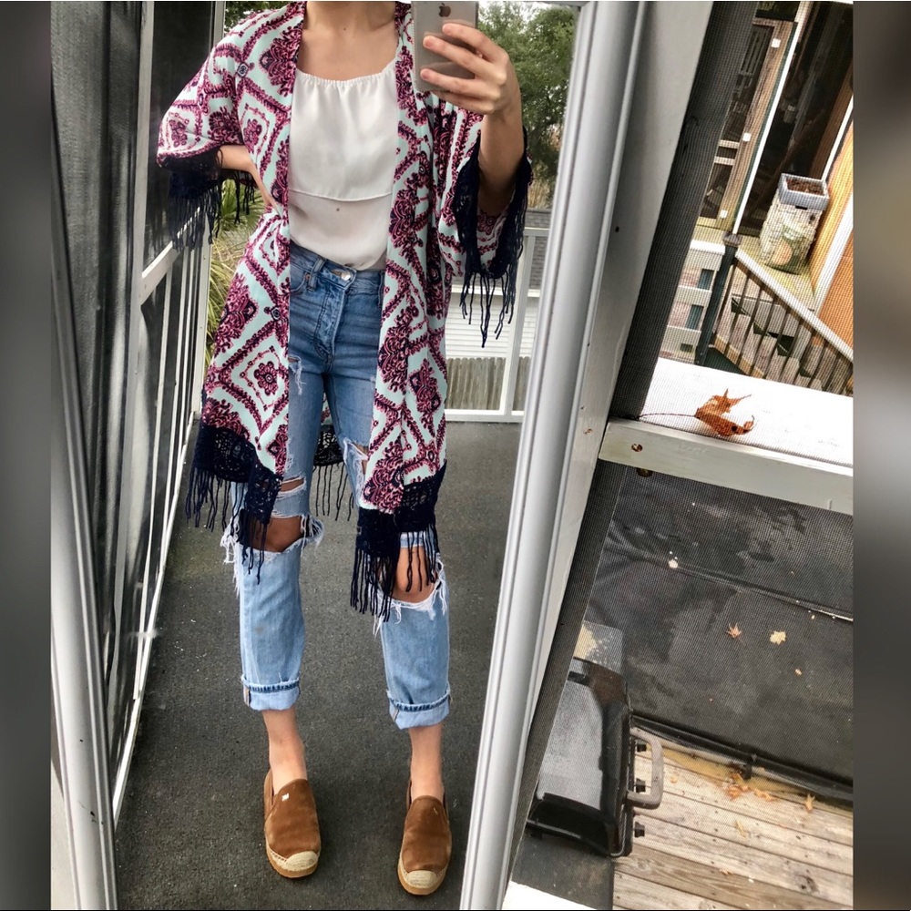 Kimono cardigan. EUC